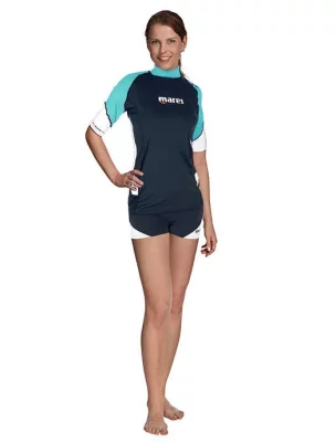 Tričko RASH GUARD VOĽNÝ KRÁTKY RUKÁV DÁMSKY