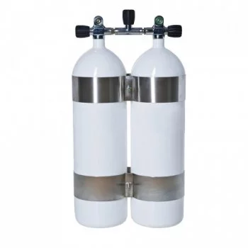 Potápačské dvojča 2 x 10L na 230 bar