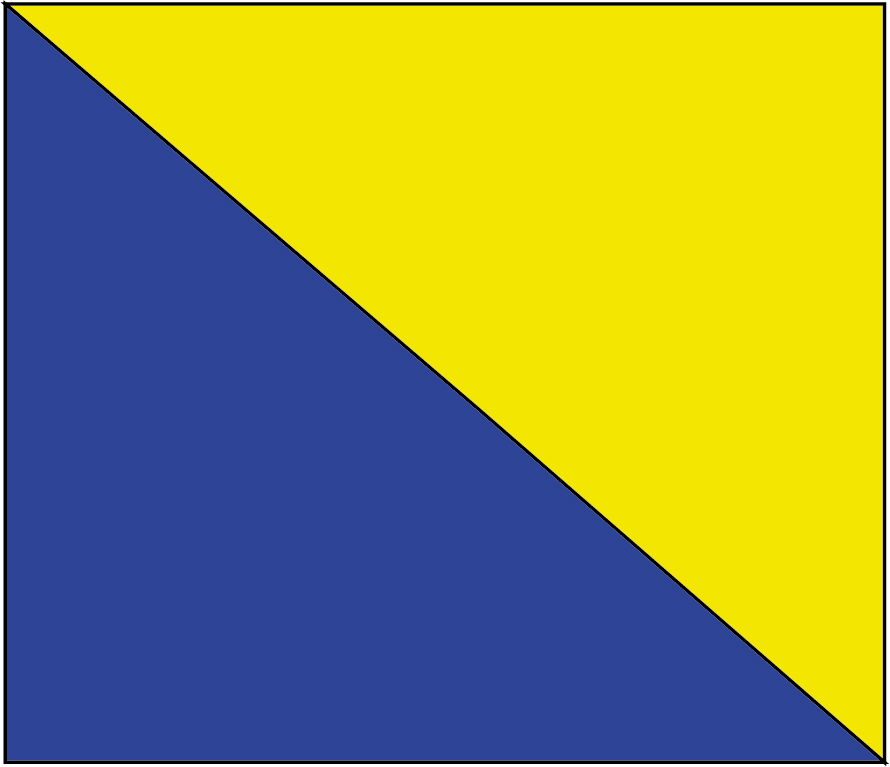 tmavomodrá/žltá