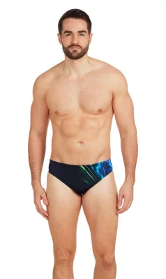 Pánske slipové plavky - Ocean Swirl Racer Men