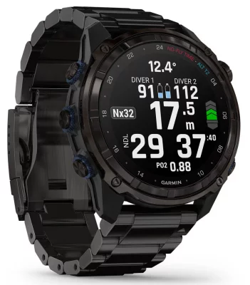 Potápačské hodinky Descent Mk3i - 51 mm, Carbon Gray Titanium DLC/Black Titanium Band