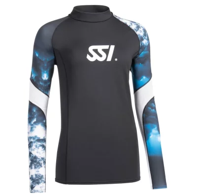 Dámske tričko RASH GUARD VOĽNÝ DLHÝ RUKÁV SSI