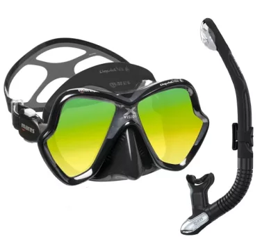 Potápačská a šnorchlovacia sada X-VISION ULTRA LQS MIRROR + ERGO DRY
