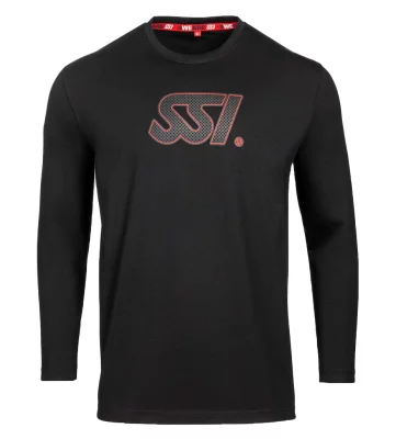 Pánske tričko LONGSLEEVE ROUND NECK SSI LOGO MEN