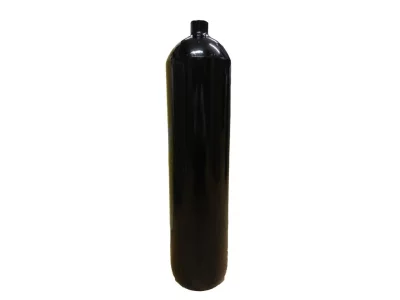 Fľaša oceľová 7l 230 Bar 140mm, čierna