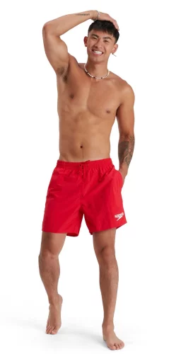 Plavecké šortky - Essentials 16" Watershorts - červená