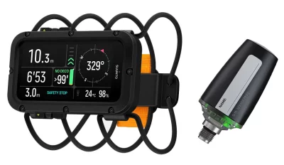 Potápačský počítač diving Suunto NAUTIC Bungee Cord + sonda Tank Pod Multi